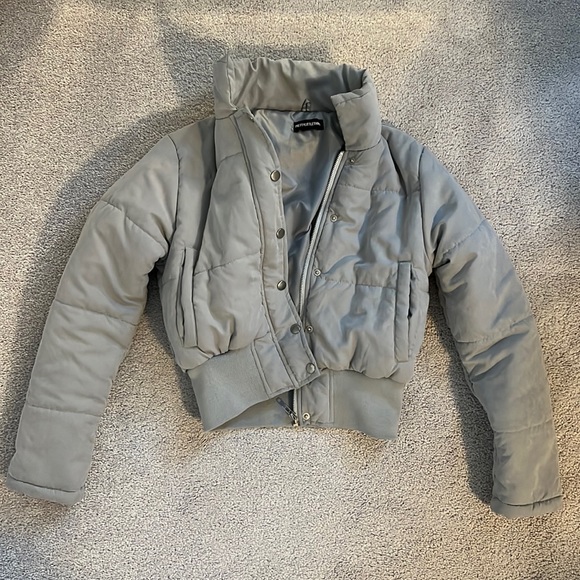 Cropped puffer jacket - Picture 2 of 4